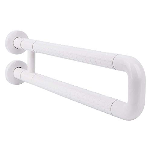 Preisvergleich Produktbild Huoo Griffstangen Handlauf Bad U-förmig Rutschsicherheitshaltegriffe Barrierefreie Ältere Behinderte Oben sitzt Geländer (Color : White)