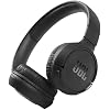 JBL Tune 510BT - Bluetooth headphones with up to 40 hours battery, microphone for call, foldable and comfortable, Android and iOs compatible (Black)