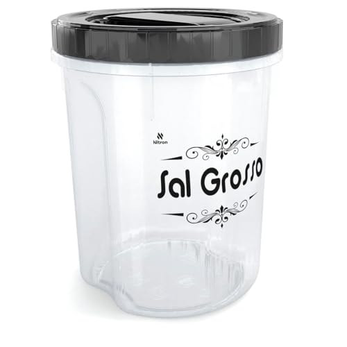 Nitron - Pote 1L Acoplado Para Sal Grosso Nitron 236/Sg Nitron - Pote 1L Acoplado Para Sal Grosso Nitron 236/Sg