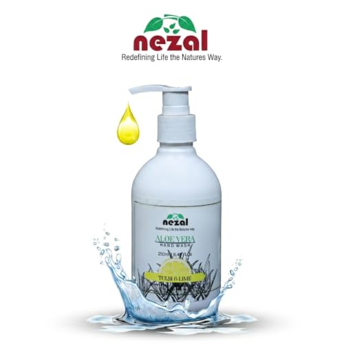 Image of Nezal Tulsi & Lime Liquid Handwash 250ml - With ALoe Vera
