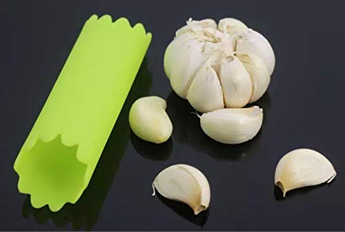 Angel's Multipurpose Garlic And Vegetable Chopper With One Garlic Peeler, And Storage Container Easy To Clean #TOP5