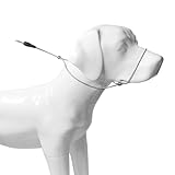 LOS ANDES Hundehalfter Kopfgeschirr, Stoppt Schweres Ziehen an der Halfterhalsband, gepolstertes Halfter für kleine, mittelgroße und große Hunde(Silber)
