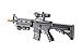 350 FPS Heavy Version M4 Airsoft Spring Rifle w/Flashlight and Red Dot Sight (Color: Black) (Short)