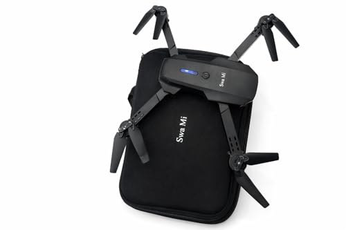 Swa Mi Foldable Drone with Camera, Black - Image 3