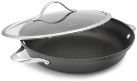 Calphalon Hard anodized two-handle 12-inch everyday pan with glass lid - Thumbnail 2