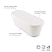 Tovolo Ice Cream Containers for Homemade Ice Cream, Glide-A-Scoop (2.5 Qt, White) - Stackable Ice Cream Storage Containers for Freezer - BPA-Free Ice Cream Tub with Lid & Non-Slip Base