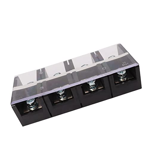 Bloque de terminales de cobre de 4 polos y 400A con bloques de tornillo para cableado 7