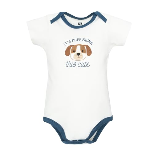 Image of Hudson Baby Unisex Baby Cotton Bodysuits 5-pack