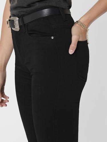 Only Onlroyal Hw Sk Rock Coated Pim Noos, Jeans Skinny Donna, Grigio (Black), W32/L30 (Taglia Produttore: X-Large) - 7