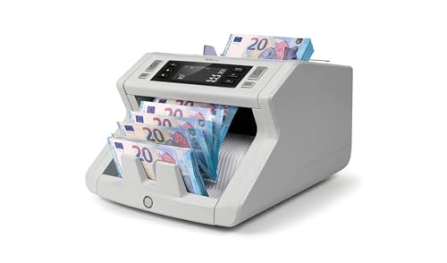 Safescan 2250 compteuse de billets qui compte les billets triés - Compteur de billets avec détection de faux billets sur 3 points - Machine à compter les...
