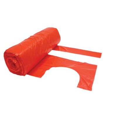 Image of Disposable Red Roll of 200 Aprons Amazing Quality Great Price Fantastic Bargain