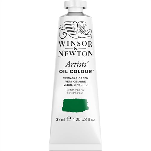 Winsor & Newton Artists' Oil Color, 37ml (1.25 oz) Tube, Cinnabar Green