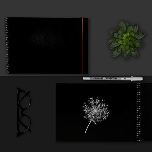 250GSM - Trueblack Spiral Sketchbook