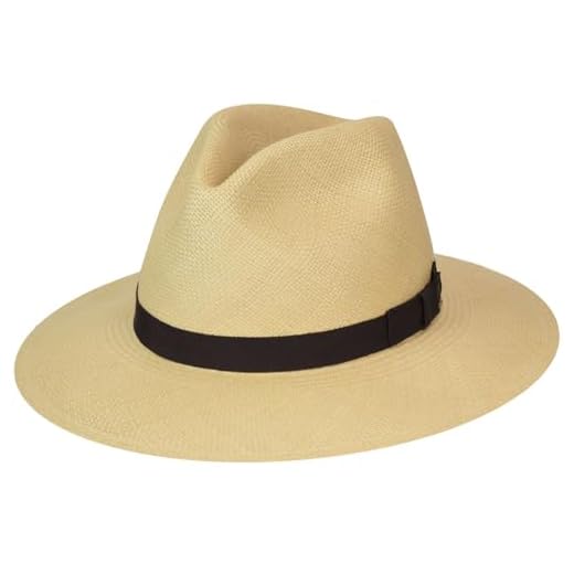 Bailey 1922 Ardit Panama Hat1922 Men - Made in USA Sun hat Straw Summer with Grosgrain Band Spring-Summer - XXL (62-63 cm) Camel