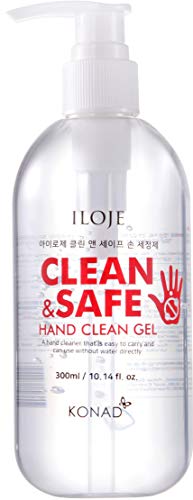 ILOJE Antibacterial Hand Sanitizer Bulk Pump 300ml 10oz Alcohol Gel Aloe 30 pack