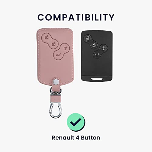 kwmobile autosleutelhoes compatibel met Renault 4-knops autosleutelkaart (alleen Keyless Go) - Hoesje van imitatieleer… - Image 7