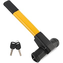 Candado Coche Volante Knpwer Candado retráctil para volante de coche, bloqueo de rueda de volante, inmovilizador, protección antirrobo para coche