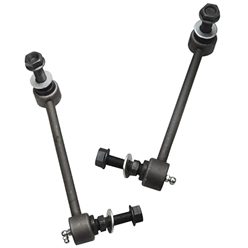 Image of Detroit Axle - Front Struts w /Coil Springs Sway Bar Links Outer Inner Tie Rod Ends Replacement for 2011-2014 Chrysler 300 C RWD - 8pc Set