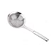 Łyżka cedzakowa bardzo duży cedzak, filtr dokładnego oczyszczania i wysokiej jakości filtr tkaniny ze stali nierdzewnej, skimmer, łyżka, odsączanie kapania, łyżeczka chochla sitko (rozmiar : B)