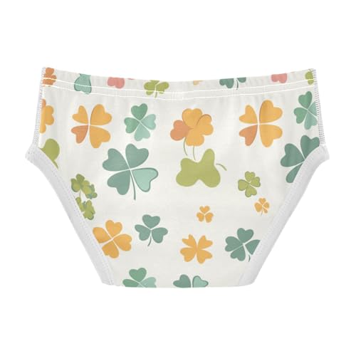 KLL Colorful Shamrock Toddler Boys Cotton Nighttime Underwear Cute Undies2