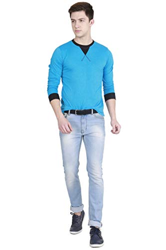 Image of fanideaz Men's Cotton Full Sleeve Henley T Shirts for Men