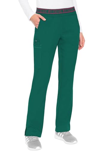 Med Couture Women's Yoga Pull-On Pant with 7 Pockets Ultra-Soft Rib-Knit Waistband and 2-Way Stretch Technology - MC7739