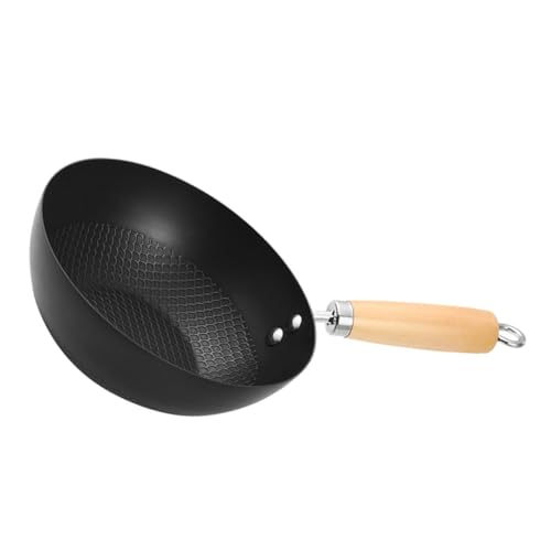 Sartén wok antiadherente pequeño OUNONA para cocina miniatura 1
