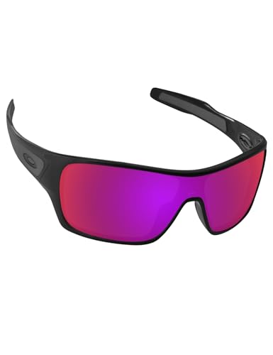 Image of Alphax Midnight Sun Mirrored Polarized Replacement Lenses for Oakley Turbine Rotor OO9307 Sunglasses