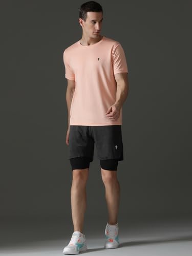 Image of EPPE Men's Round Collar T-Shirt | Regular & Dry Fit Summer Stylish Casual Tee | Polyester Half Sleeve T-Shirts for Men.