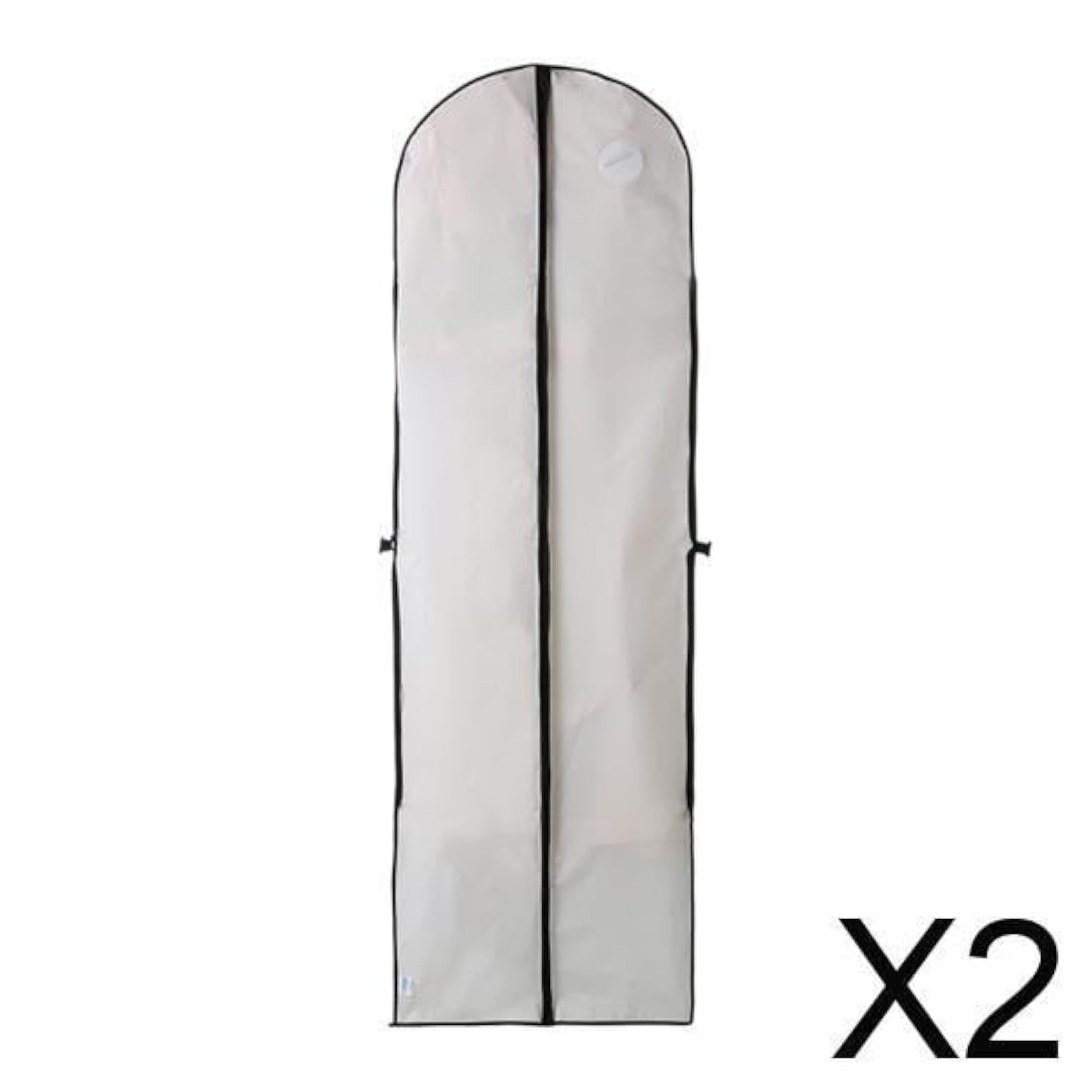 2xGarment Bags Long Section Clothes Protector