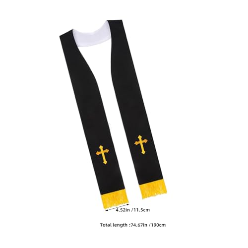 Estola clerical reversible para evitar arrugas en ceremonias 2