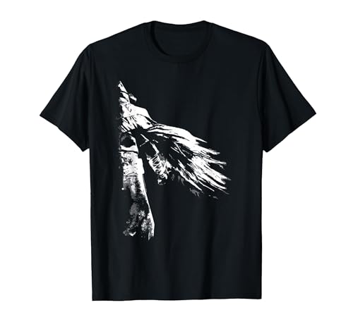 Bloodbourne Hunter's Cape Detail Dark Video Game T-Shirt, Men, Black, Large