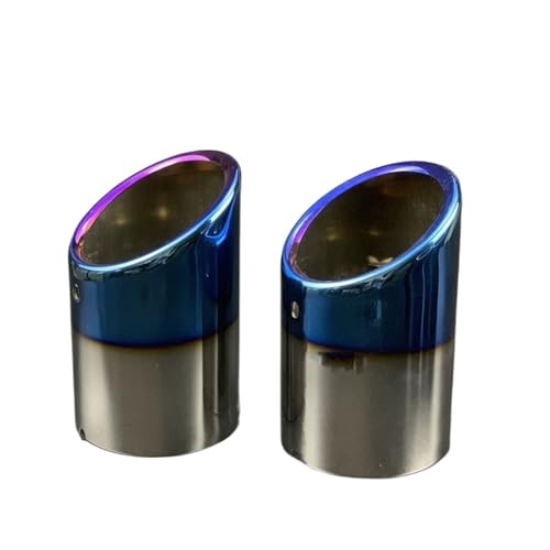 Embout échappement voiture bleu 88mm pour Tiguan Jetta Passat