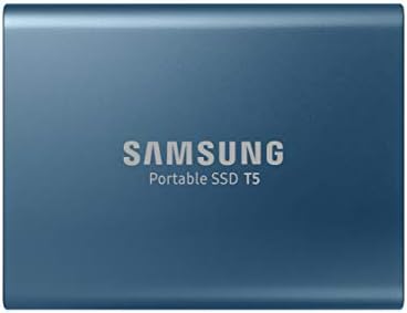SAMSUNG T5 Portable SSD 500GB - Up to 540MB/s - USB 3.1 External Solid State Drive, Blue (MU-PA500B/AM)