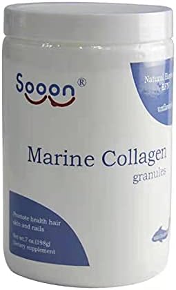 Pure Marine Collagen peptides granules-Hydrolyzed Wild Caught Fish Collagen-Supplement for Skin Hair Nail-Keto Friendly-Dairy Gluten and Soy Free-unflavored