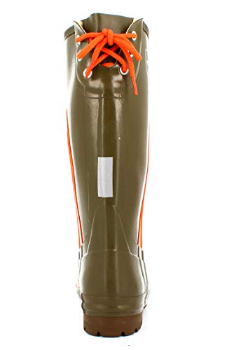 Foto von Spirale Unisex Forst Super Safety Sicherheits-Gummistiefel, Grün (Orange-Oliv 085), 46 EU