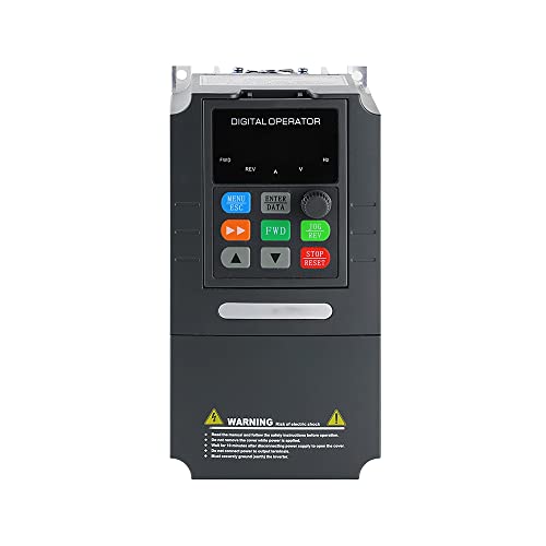 ATO 1hp 480V 3 Phase VFD, 480V Three Phase Input Output VFD Inverter 0.75kW 2.5 A Variable Frequency Drive (480)