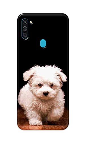 Image of PRINTFIDAA� Printed Hard Back Cover Case for Samsung Galaxy M11 | Samsung Galaxy A11 Back Cover (Puppy Dog) -2808