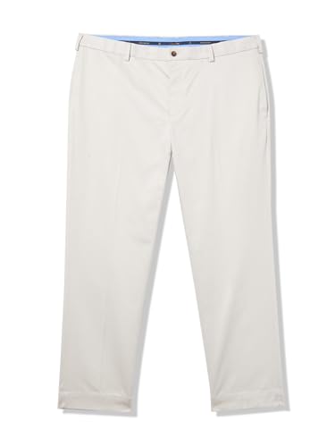 Brooks Brothers Men's Regular Fit Stretch Lightweight Advantage Chino Pants, Light Khaki, 40W x 30L