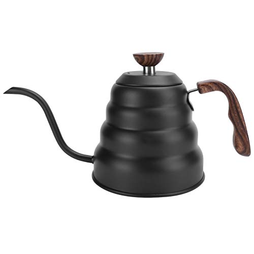 Fupei Hervidor de Cuello de Cisne, Hervidor de Café de Cuello de Cisne, con Resistente Al Calor Hervidor de Té de Acero Inoxidable para Té Y Café Suministros de Cocina Amante del Café Y el Té(#2) Cover