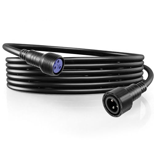 Waterproof Power Cable, 3 Pin 13AWG 2.5mm2 Waterproof Connector Power Extension Cable, 3m 9.8ft IP65...