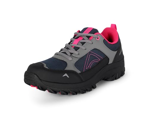 Image of Women Low Ankle Hiking Shoe | Rubber Sole | Lowland Hiking and Mid Mountain Trails | EH500 | Pink