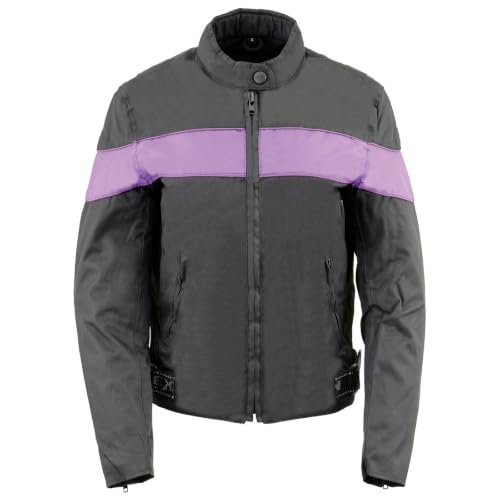 Image of Milwaukee Leather Women's Textile Classic Crossover Motorcycle Riders Jacket - All Year Wear