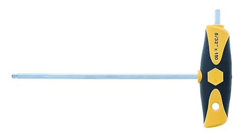Wiha 54001 Soft Grip Ball Hex Inch Dual Driver T-Handle, 5/32