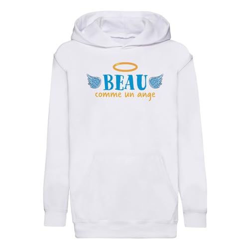 Sweat à capuche enfant Beau comme Un Ange le cadeau mignon pour garçon