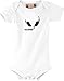 Produktbild Shirtstown Baby Body Head Musiclogo, Techno, Kopfhörer, kult, weiss, 6-12 Monate