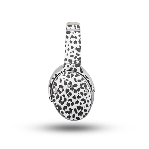 Image of Headphone Skin Compatible with Bose QuietComfort Headphones (2023) - Snow Leopard Print - Premium 3M Vinyl Protective Wrap Decal Cover - Easy to Apply | Crafted in The USA by MightySkins