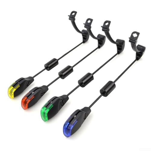 Alarmas LED de pesca de carpas avisadores magnéticos impermeables de ABS