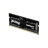Kingston FURY Impact 16GB 3200MT/s DDR4 CL20 Laptop Memory Single Module | Intel XMP | AMD Ryzen | Plug n Play | Low Power Consumption | KF432S20IB/16