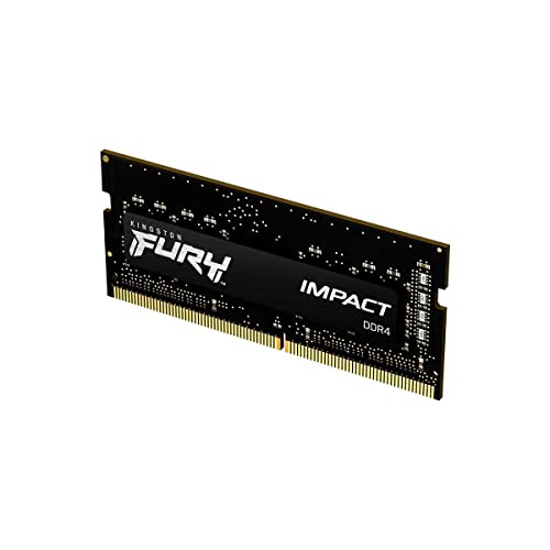 Kingston Fury Impact 16GB DDR4 3200 Mhz Memória para Notebook - Preta